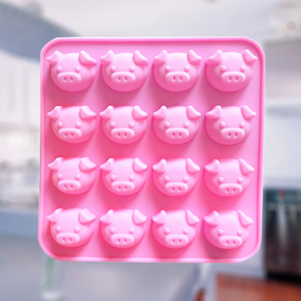 

Molds Silicone Tray Fondant Piglet Candy Animal Cake Mold Jelly Soap Ice Cookie Gummies Chocolate Piggy Baking Diy