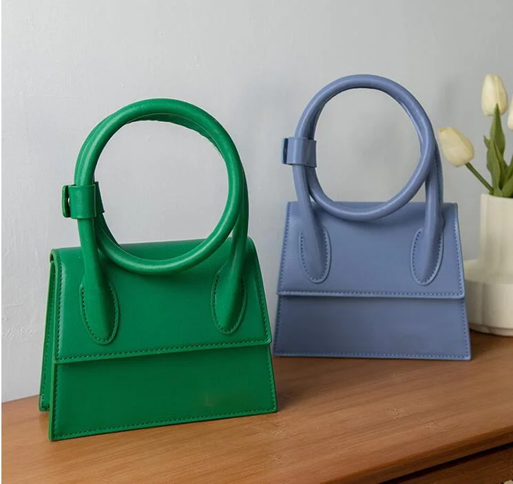 Small Women Leather Tote Bag Design Top Handle Handbag Cheap Ladies Purse Casual Bag Cell phone bag