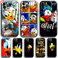 don donald fauntleroy duck for apple iphone 13 12 11 pro max 12 13 mini x xr xs max se 6 6s 7 8 plus phone case black tpu funda