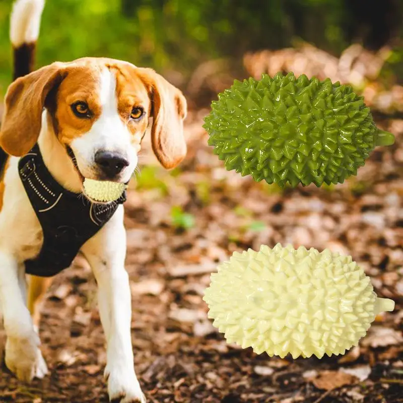 

Милая игрушка в форме дуриана для прорезывания зубов, игрушки для животных, пищащие игрушки для агрессивной розыгрыши, игрушки для животных