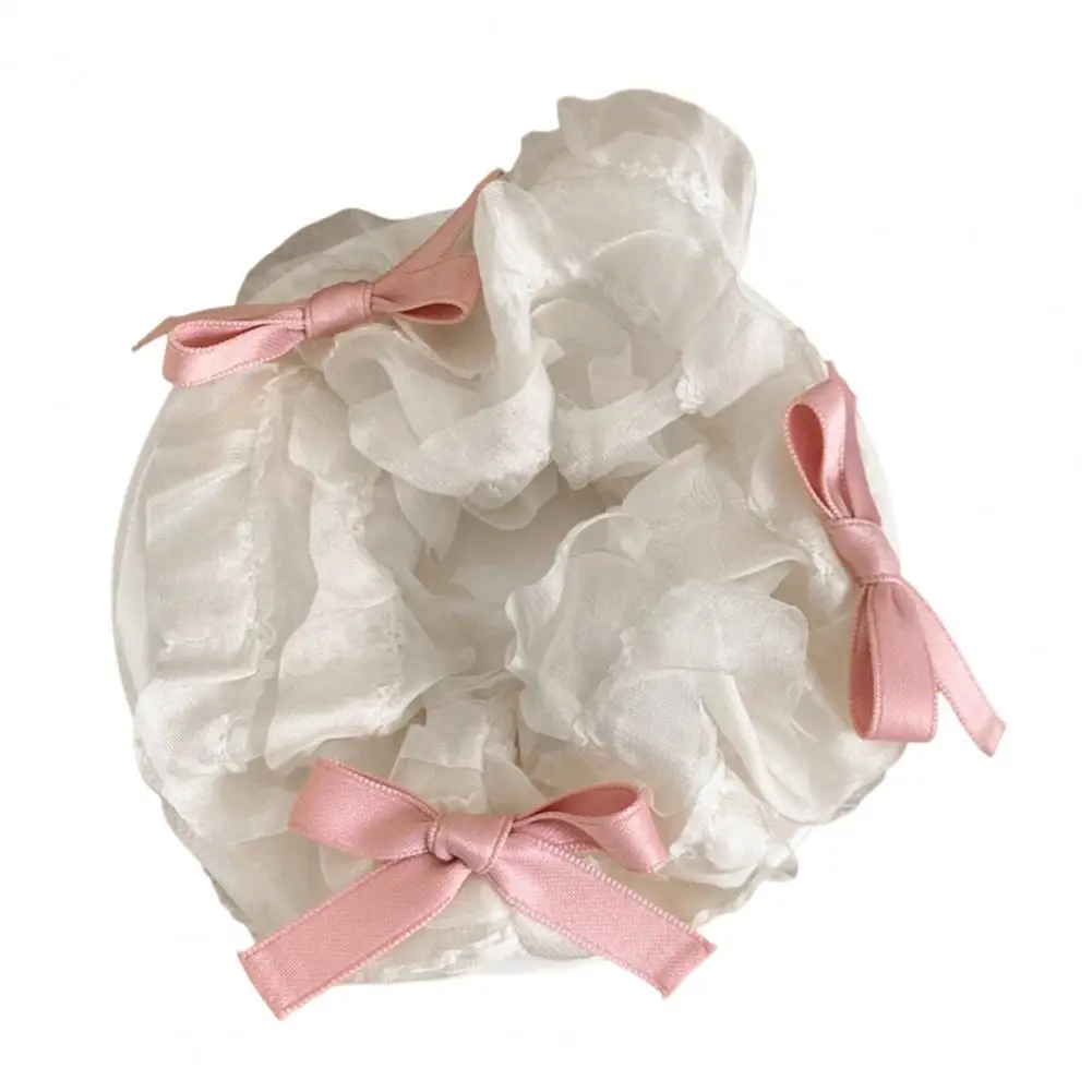 

Chic Hair Rope Stretchy Headgear Ballet Dance Skating Hair Bun Tie Oversized Hair Scrunchy Styling Tool