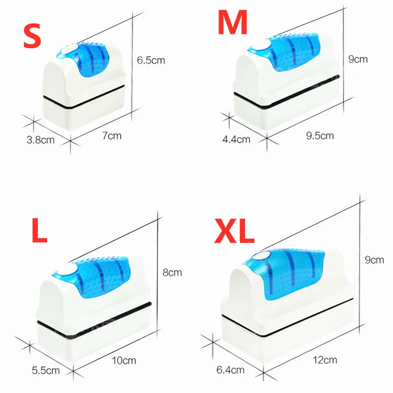 Магнитные щетки для аквариума 2 в 1 средства очистки стеклянных окон от