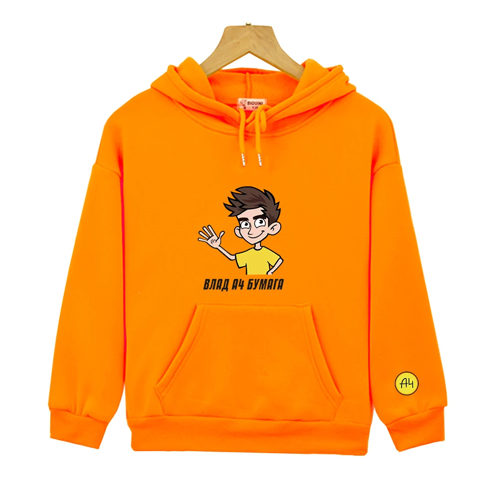 

Детские толстовки с мультяшным рисунком Merch Vlad A4 толстовки с капюшоном для мальчиков повседневная семейная одежда топы Одежда для маленьки...