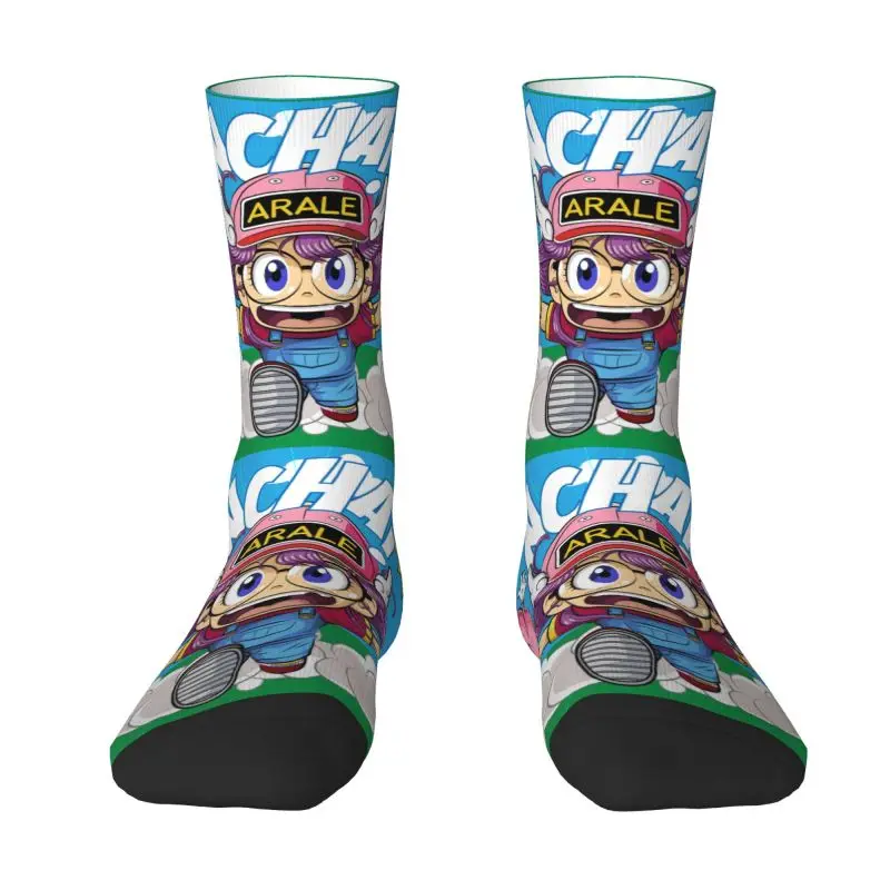 

Kawaii Dr. Slump носки женские мужские теплые 3D печать Arale Norimaki Аниме Манга спортивные носки для баскетбола