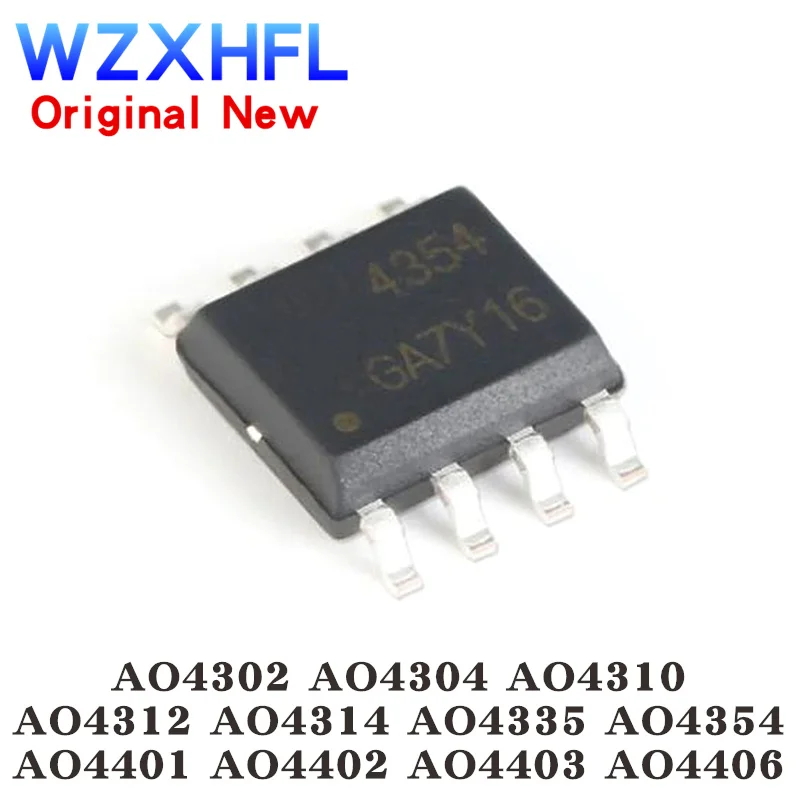 Набор схем AO4302 AO4304 AO4310 AO4312 AO4314 AO4335 AO4354 AO4401 AO4402 AO4403 AO4406 AO4406A sop-8, чипсет, 10 шт.