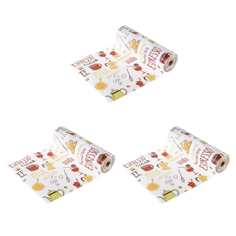 

3-х уровневая многофункциональная полка из пенопласта для кухонных шкафов, холодильников, ящиков, шкафов (красный, 12X196 дюйма)