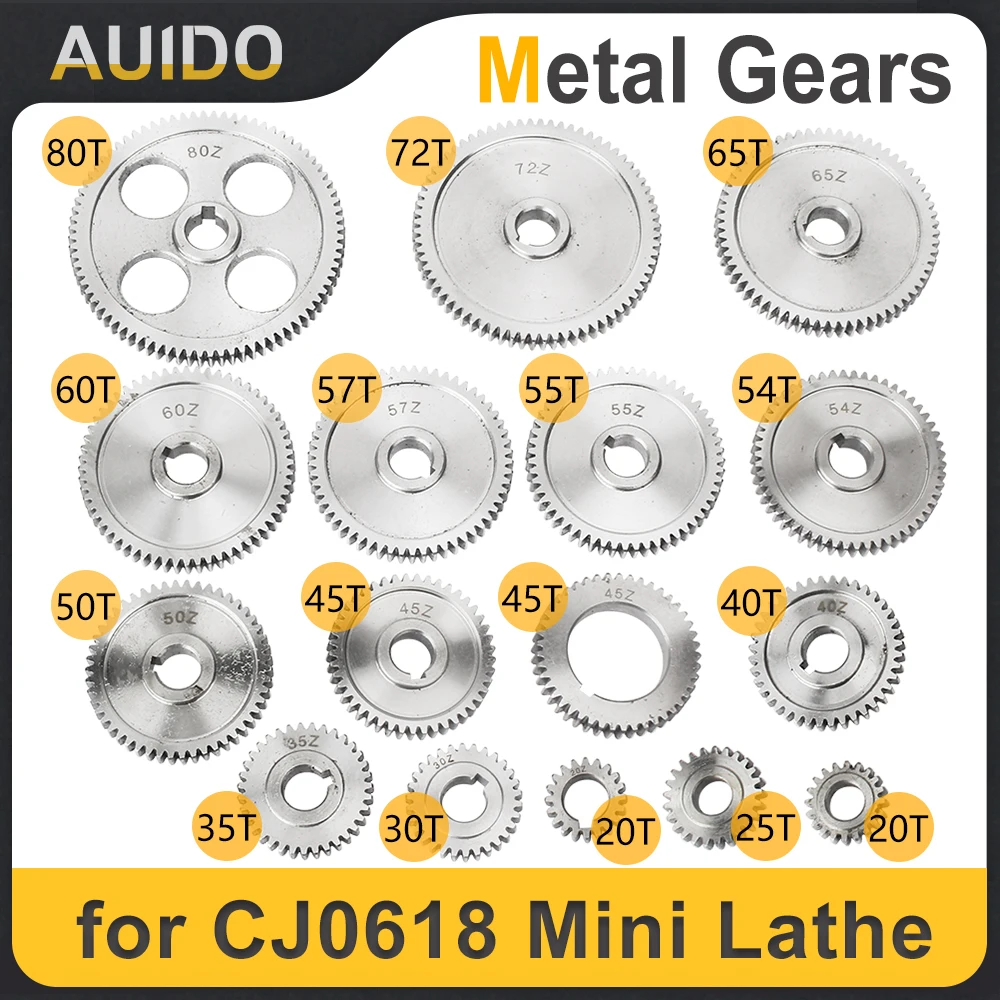 

Металлические шестерни AUIDO 20T/25T/30T/35T/40T/45T/50T/60T/80T/54T/55T/57T/65T/72T