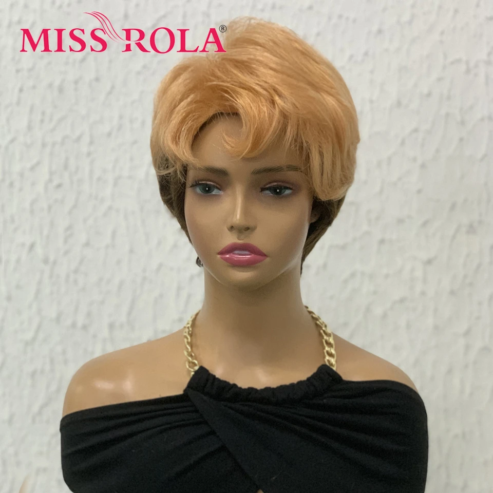 Ombre Hair Wig Whole Machine Made Human Hair Wigs Remy Fashionable