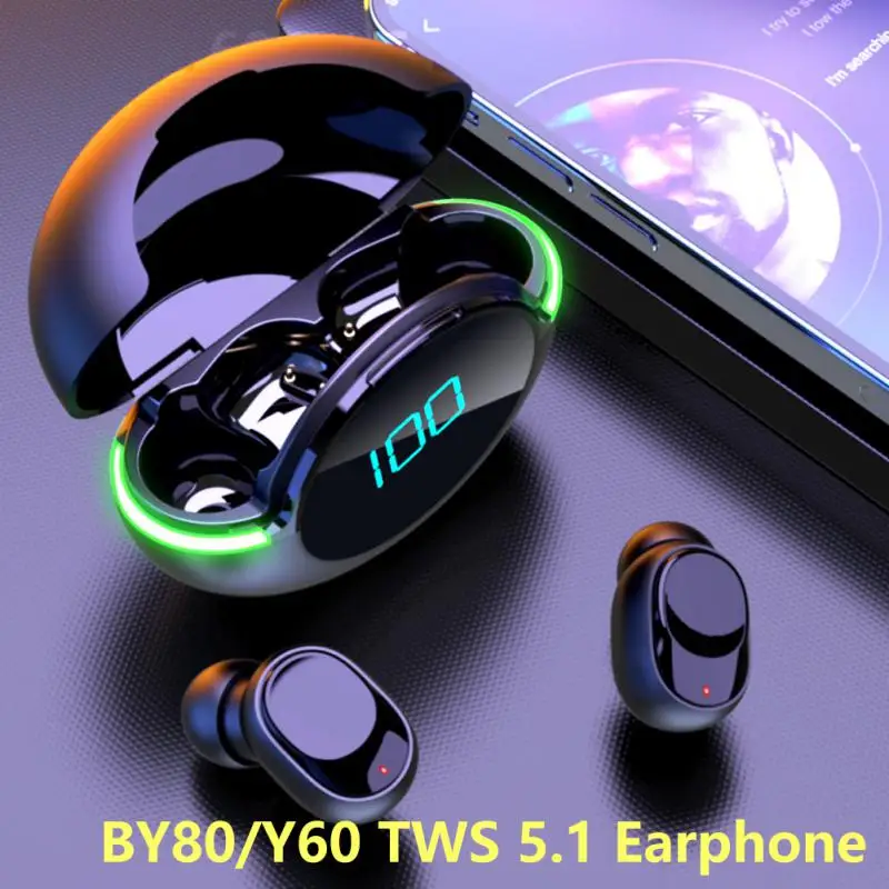 

NEW Bluetooth-compatible Headset With Charging Box TWS 9D Stereo Sports Waterproof Headphones With Microphone For IOS/Android
