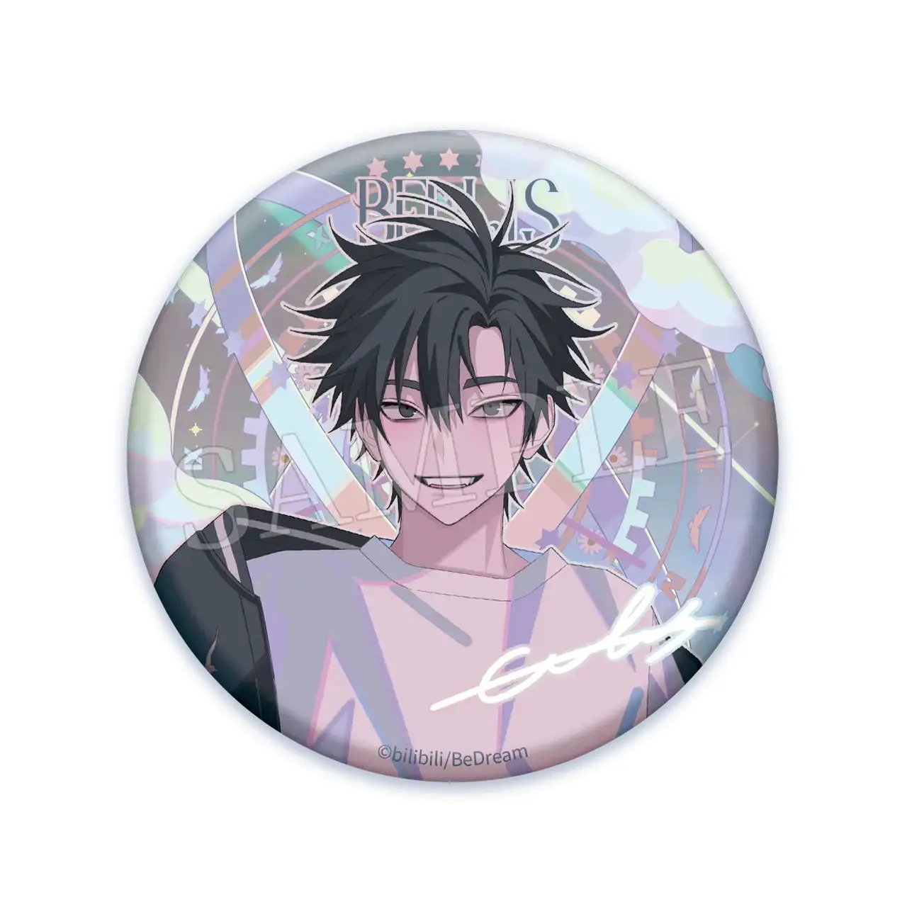 Мультяшная аниме ссылка клик Чэн сяоши лепесток порошок Косплей Милая жестяная