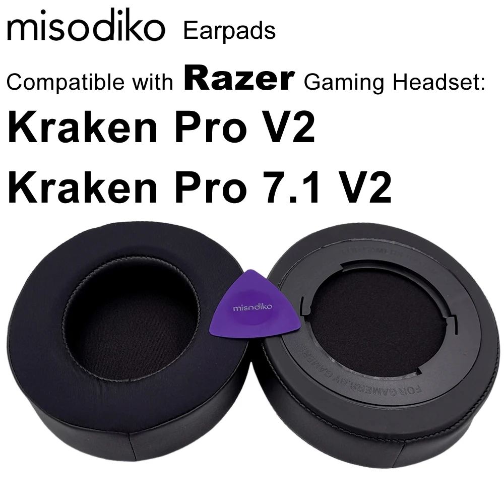 Сменные амбушюры misodiko для игровой гарнитуры Razer Kraken Pro V2