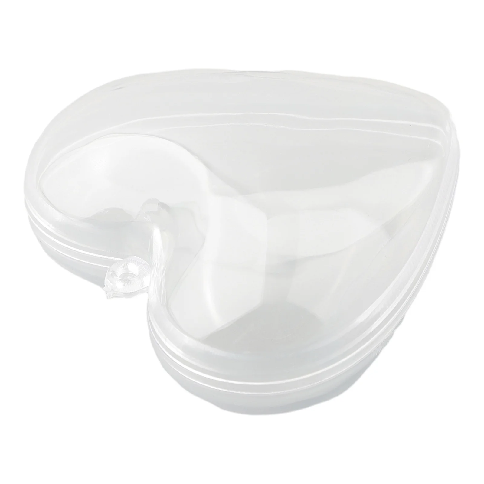 10 шт. рождественские шары прозрачные заполняемые безделушки в форме сердца