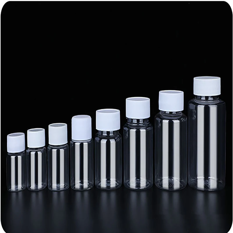 1 шт. многоразовые бутылки 15 мл 20 30 50 80 100 пластиковые прозрачные пустые ПЭТ