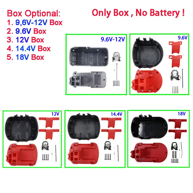 NI-CD NI-MH пластиковый чехол для аккумулятора Bosch 9 6 в 12 В 14 4 18 никель-кадмиевые
