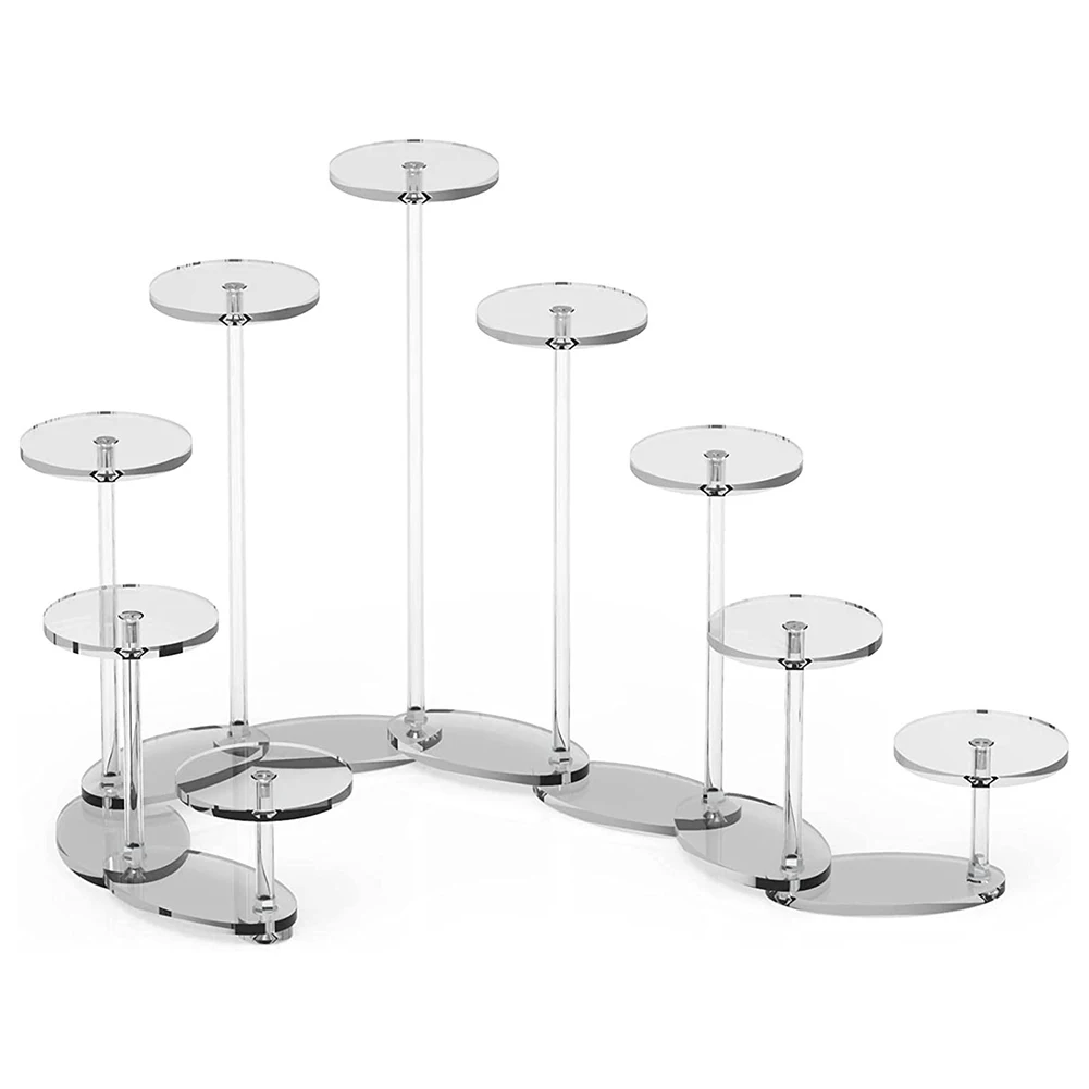 

3mm Acrylic Display Stand Jewelry Showcase Storage Rack Shelf Holder For Cake Cupcake Dessert Display Stand Storage Shelf