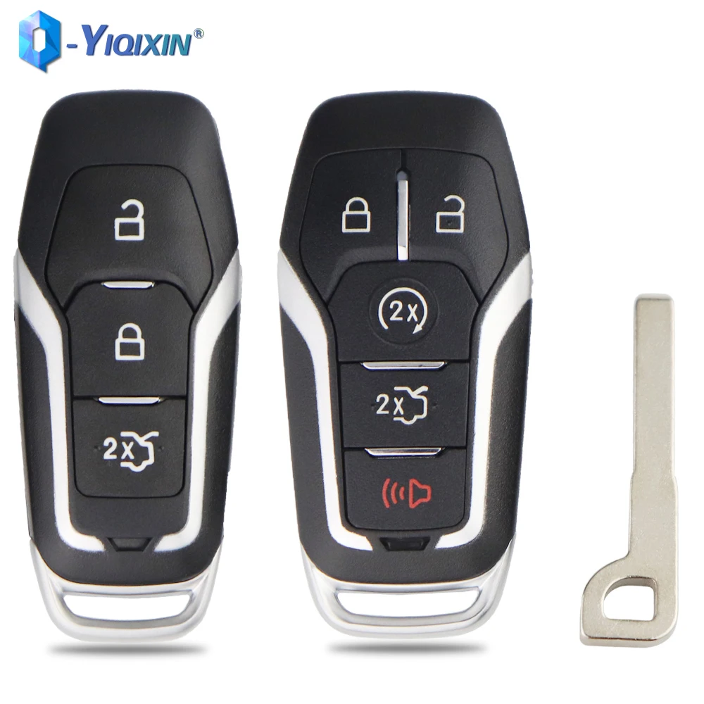 YIQIXIN БЕСКЛЮЧЕВОЙ корпус для Ford Explorer Fusion Edge Mustang Mondeo Kuka 3/4/5 кнопки смарт-брелок