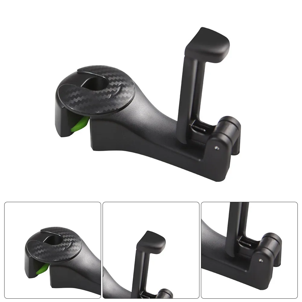 

Hanger Car Headrest Hook Accessories Bag Storage Black Car Seat Back Hooks