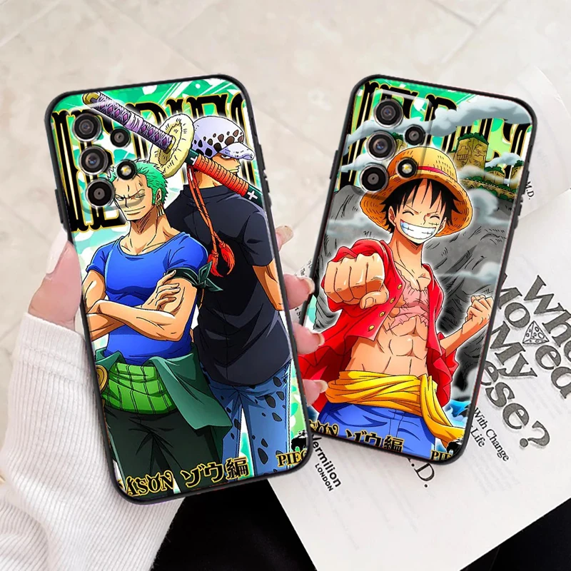 

Japan Anime One Piece For Samsung M11 M12 Phone Case Coque Back Carcasa Funda Soft Black