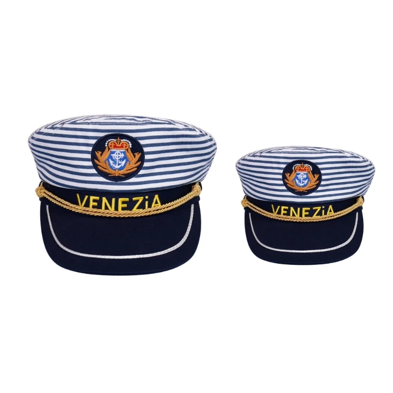

Adults Captain Hat Party Accessory Elegant Dress-up Theme Party Sailor