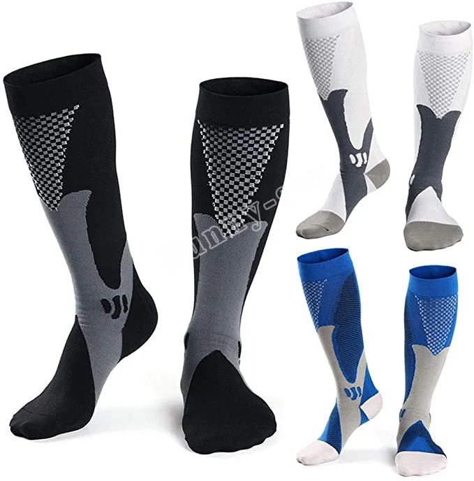 Компрессионные носки футбольные для бега занятий спортом на открытом воздухе