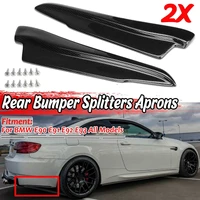 52cm 2x car rear bumper lip diffuser spats guard extend deflector lips for bmw e90 e91 e91 e92 e93 for vw golf mk5 mk6 mk7 mk7 5