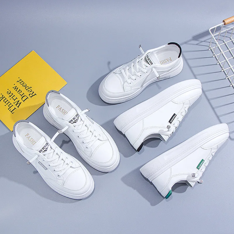 Small White Shoes Women's 2022 Spring New Trendy Shoes Summer Korean Version Thicksoled Casual All-match Student Ins Shoes Women