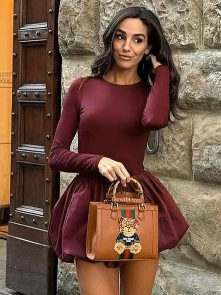 Trendix плиссированная юбка комплект из 2 предметов женские бордовые облегающие