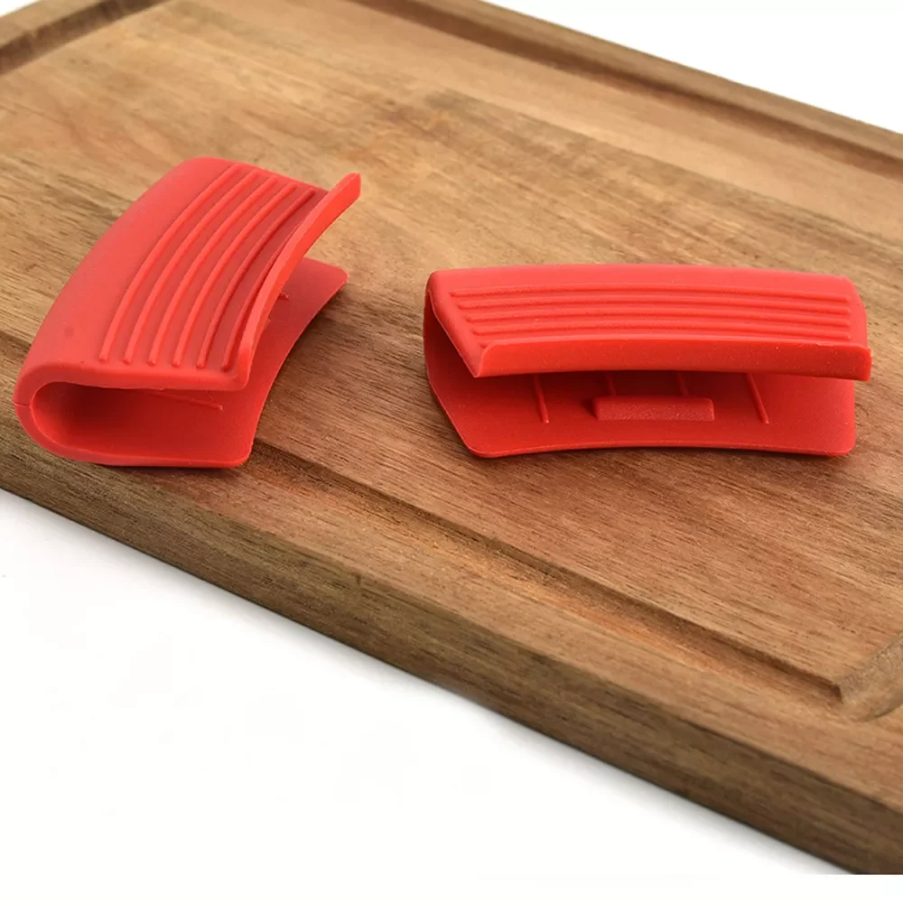 

2023NEW Non Stick Heat Resistant Pot Clips Hot Plate Clip Cooking Insulation Oven Mitts Anti-slip Silicone Gloves Baking Tool