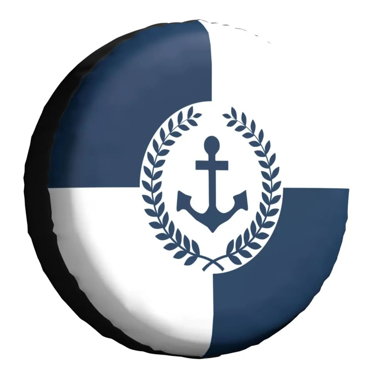 

Custom Marine Nautical Anchors Spare Tire Cover for Mitsubishi Pajero Plaid Car Wheel Protectors 14" 15" 16" 17" Inch
