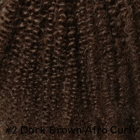 LAliExpress Virgin Remy Индийский человеческий коричневый блондин афро странные вьющиеся волосы уток плетение # 2, # 4 и # 30-цветный пучок волос с кудрями