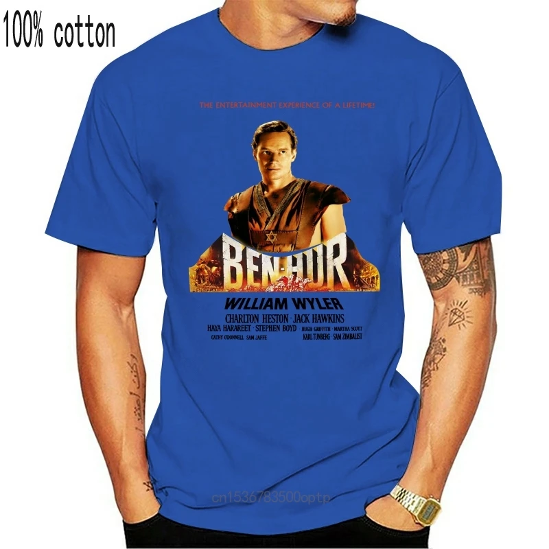 

Mens Clothes BEN HUR Movie Poster T Shirt Orange All Sizes