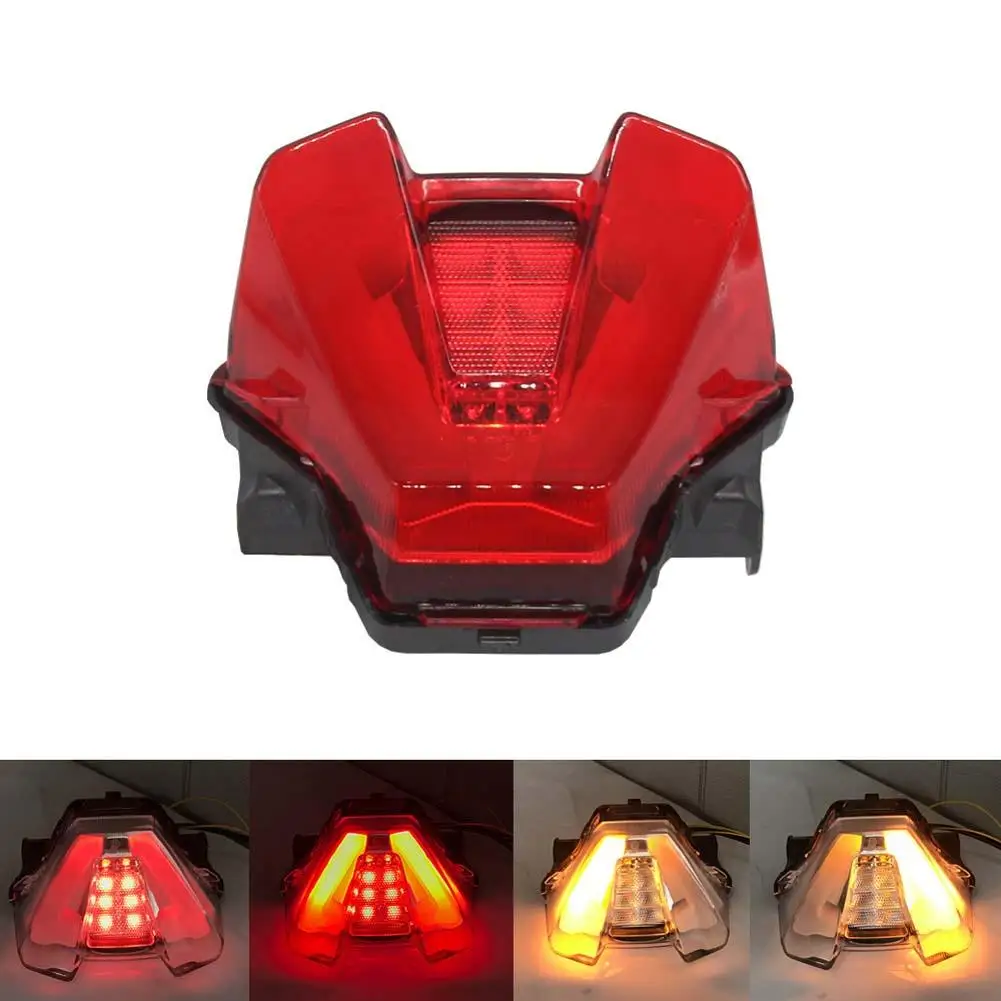 

1 Set LED Tail Lights Turn Signal Indicator Lamp Tail Light Motorcycle Modification Accessories Compatible For Mt-07 2021-2022