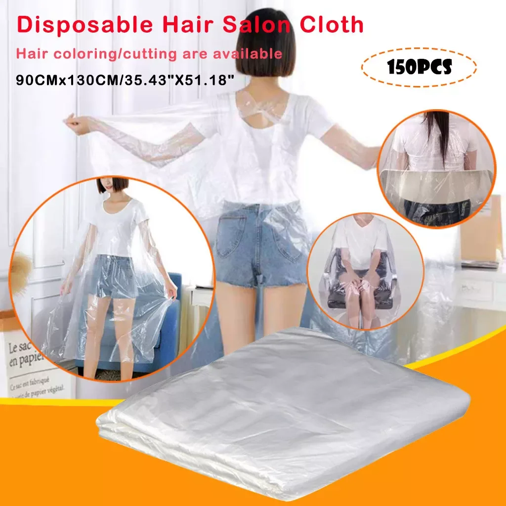 

NEW2023 2 Inch Guard for Clippers Cape Waterproof 150pcs Disposable Pads Salon Washing Shampoo Hair Capes Hair Clippers for Men