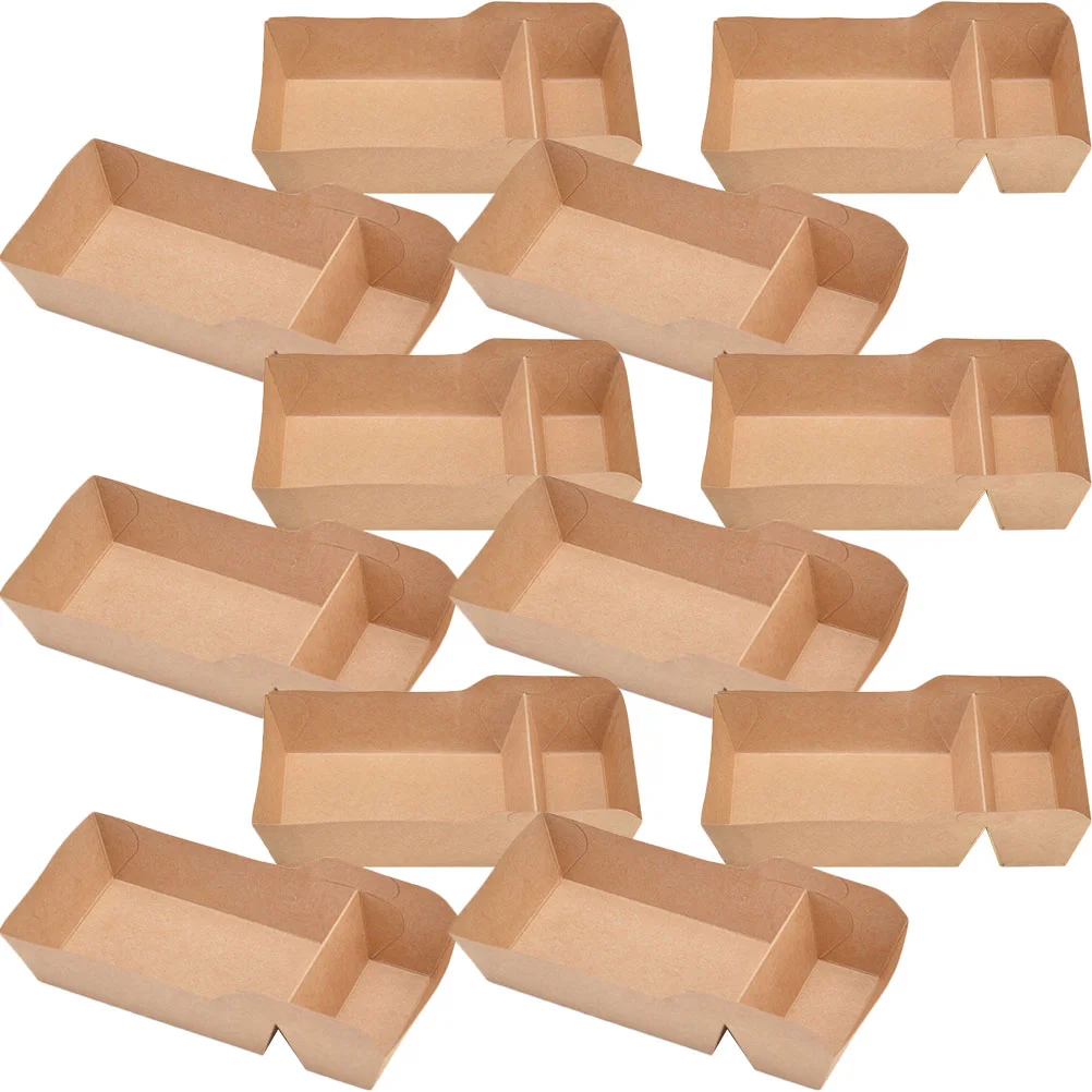 

Food Paper Trays Boats Snack Nacho Fried Serving Container Takeaway Boxes French Basket Containers Tray Box Disposable Dog Hot