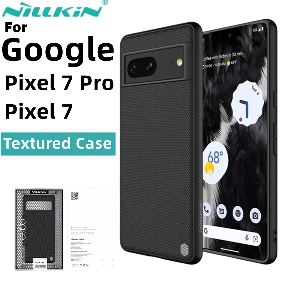 

NILLKIN For Google Pixel 7 Case Nylon Textured Case Non-slip Design Cover For Google Pixel 7 Pro TPU+PC Case Anti-Fingerprint