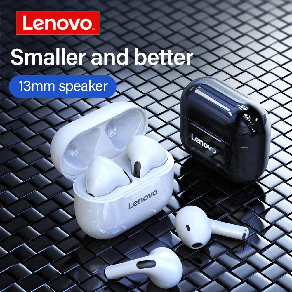 

New Upgrade Original Lenovo LP40 TWS Wireless Earphone Bluetooth5.0 Dual Stereo Noise Reduction Bass Touch Control Sport Earbuds