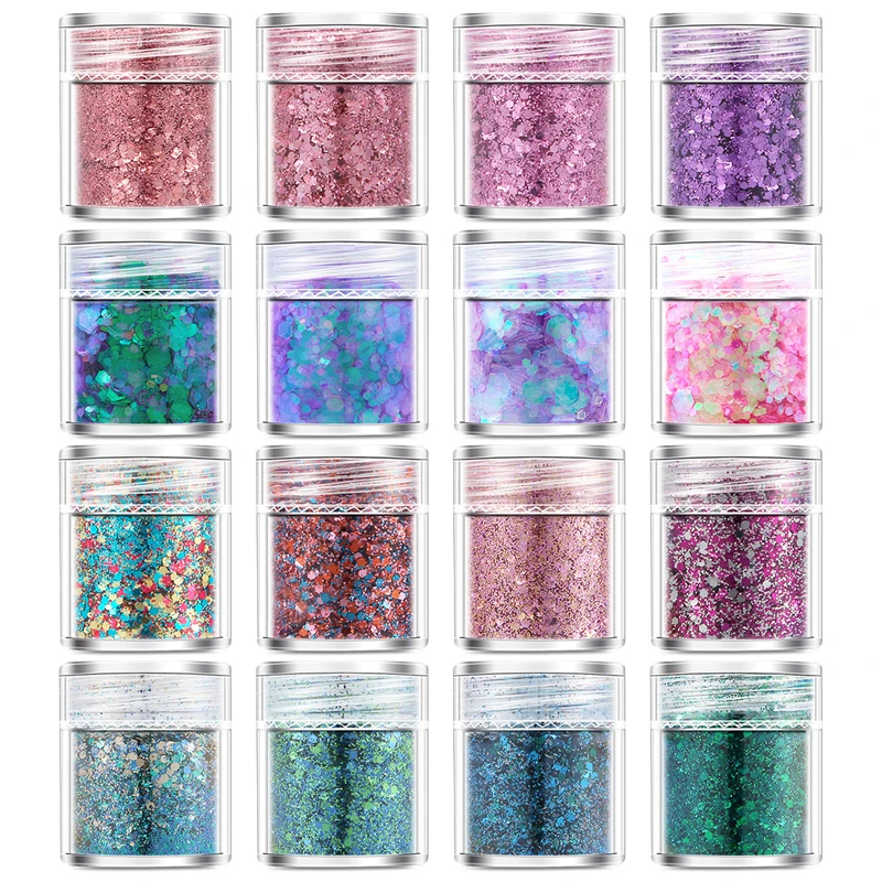 

DIY Holographic Nail Sequins Ultra-Thin Flake Nail Glitter Gold Pink Rainbow Gel Polish Manicure Nail Art Jewelry Decoration