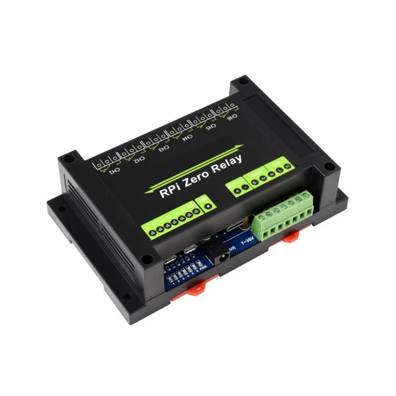 

6 Channels Relays Module Robust RS485/CAN Industrial Expansion Board Programmable for For RaspberryPiZero