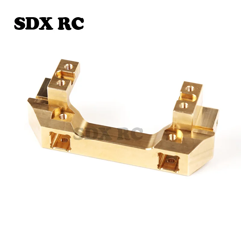 

Yfan rc 1 pcs Durable durable metal brass front bumper servo mount beam holder for 1/10 RC TRX-4 SCX10 RC4WD D90 F161
