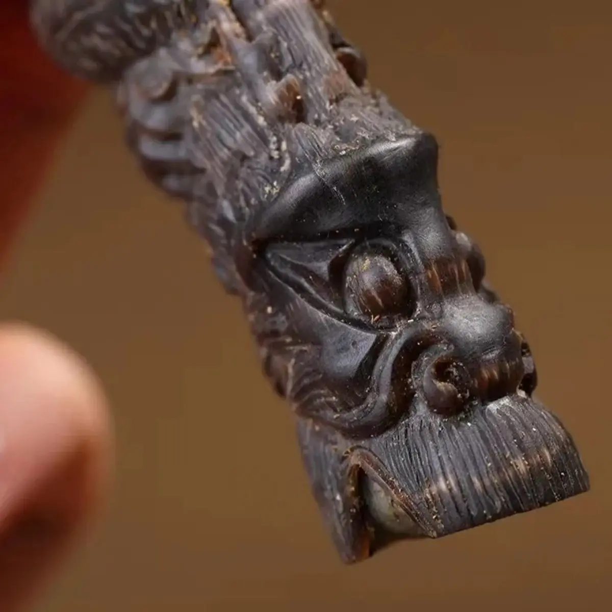 Natural Tibetan Hoh Xil Sheep Horn Whole Ornaments Collection A Pair Of Reflux Old Materials Full Corner High-Grade Gifts