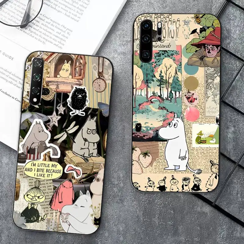 

Comic M-Moomin Cute Hippo Phone Case For Huawei Honor 10 lite 9 20 7A pro 9X pro 30 pro 50 pro 60 pro 70 pro plus