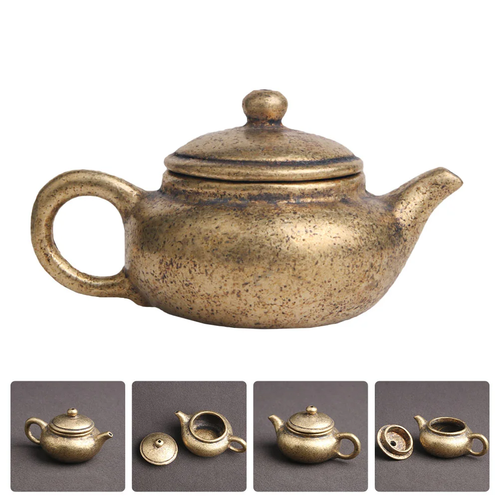 

1PC Retro Style Teapot Ornament Delicate Teapot Adornment