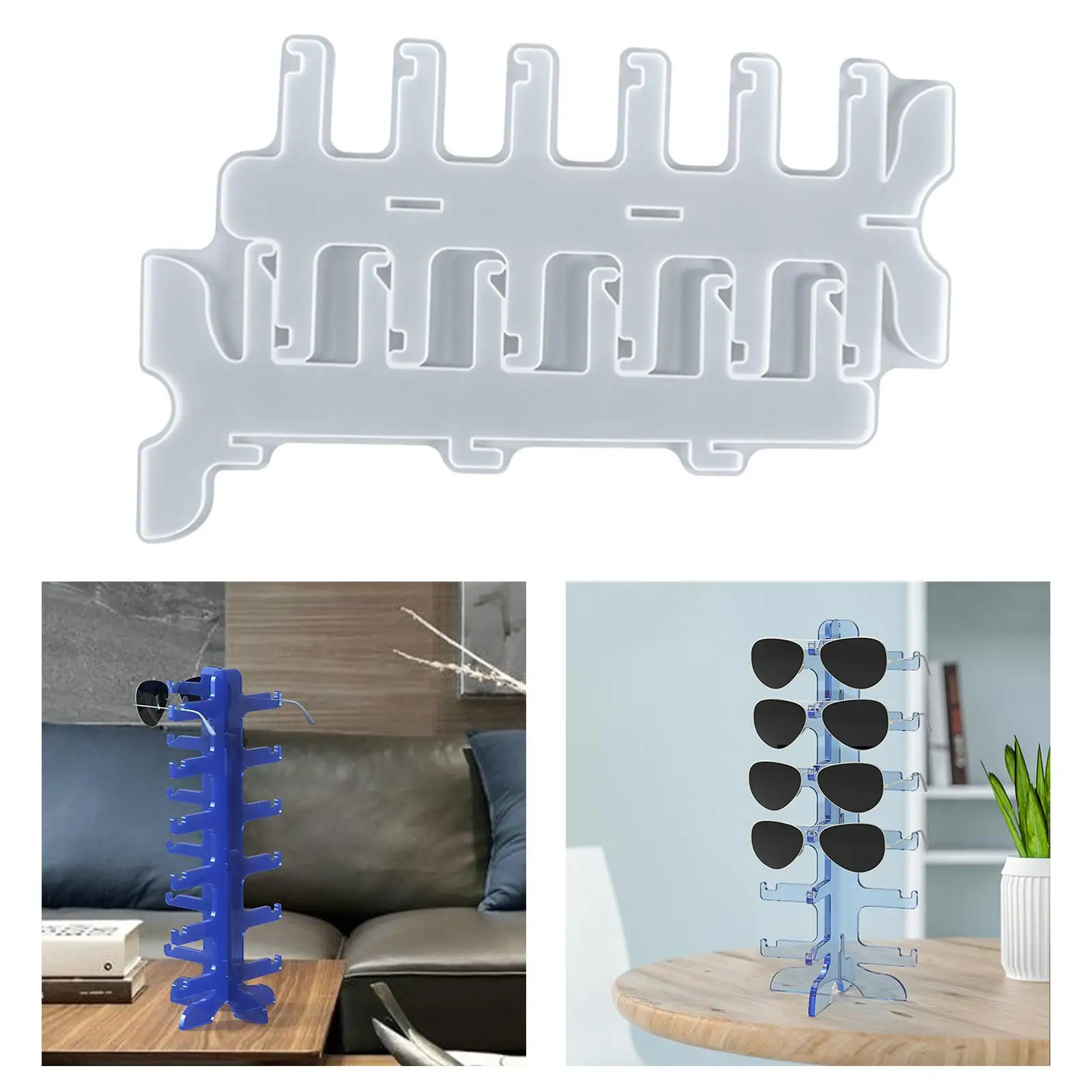 

Eye Glass Shelf Resin Mold Jewelry Support for Glasses Shelf