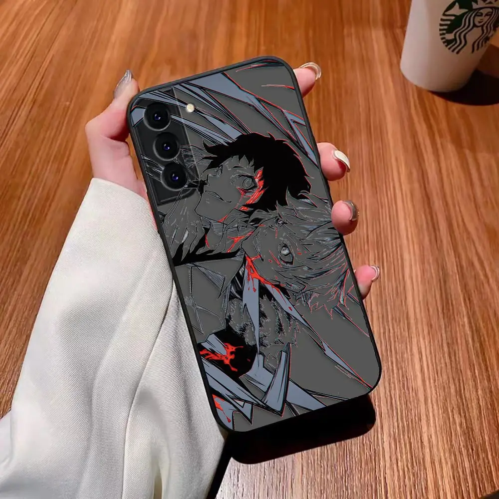 Matte Phone Case for Samsung Galaxy S23 S22 S21 S20 S10 4G S9 S8 Plus ULTRA 5G LITE Case Funda Shell Bungou Stray Dogs Dazai