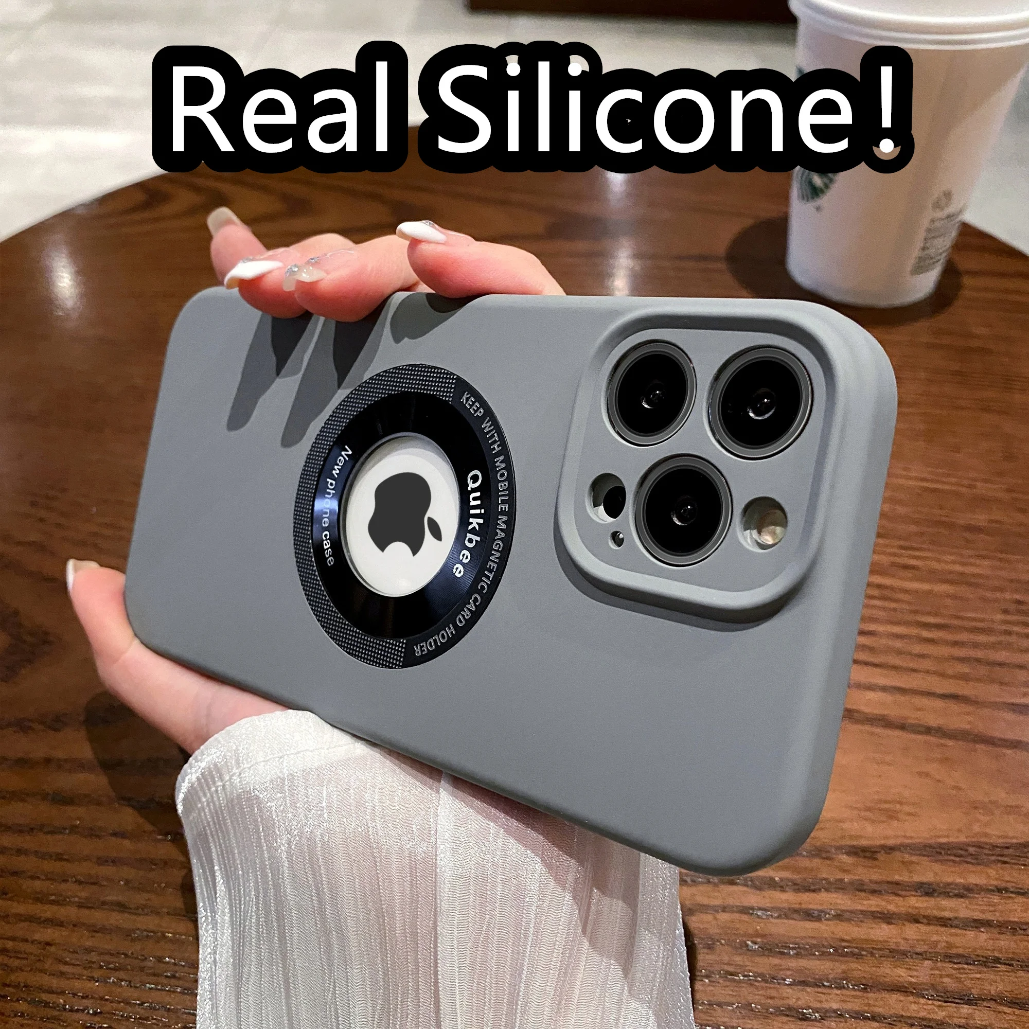 

Magnetic Liquid Silicone Wireless Charging Case For iPhone 14 Pro Max 14 Plus 13 12 Pro Soft Silicone Case Drop Protect Cover