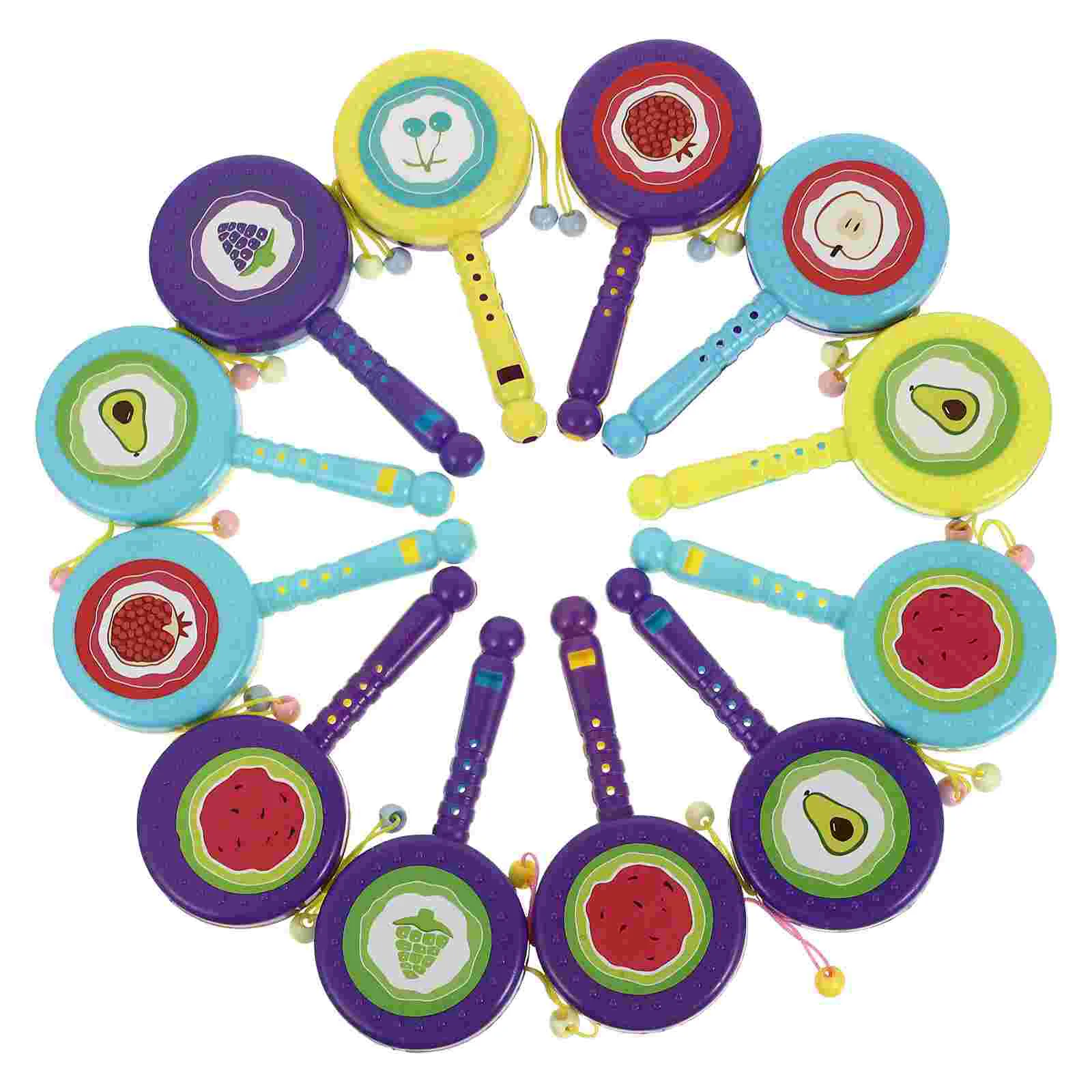 

12 шт., детские игрушки-барабаны