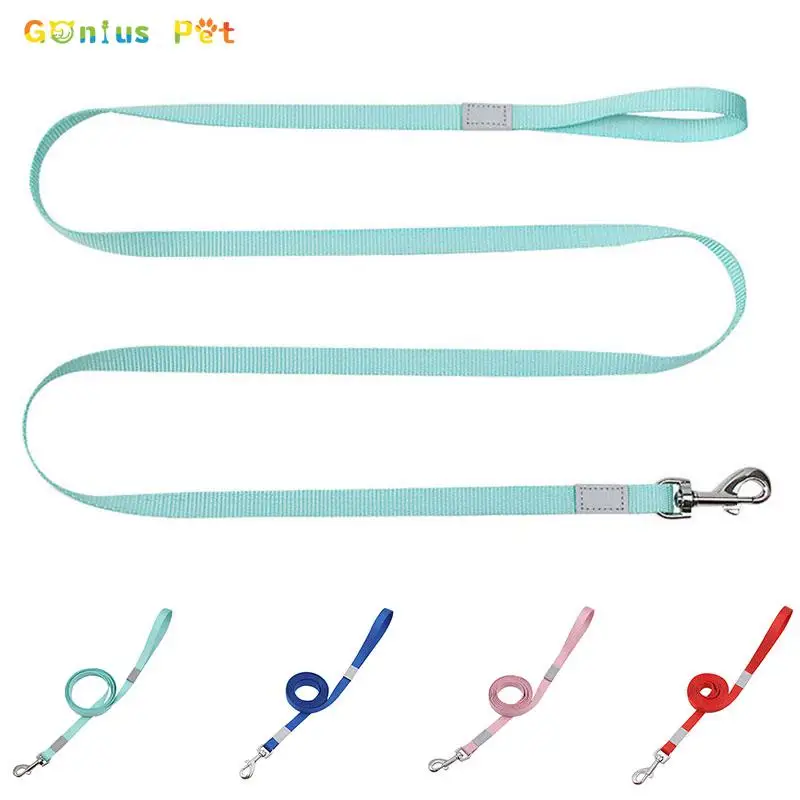 

Reflective Dog Leash Nylon Pet Lead Hand Free Training Leash for Outdoor Dog Lead Ropes Traction Leash Dogs Pets Accessories