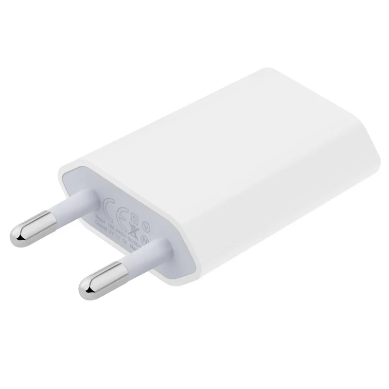 10 шт./лот USB Сетевое зарядное устройство для путешествий адаптер питания 5 Вт 1A