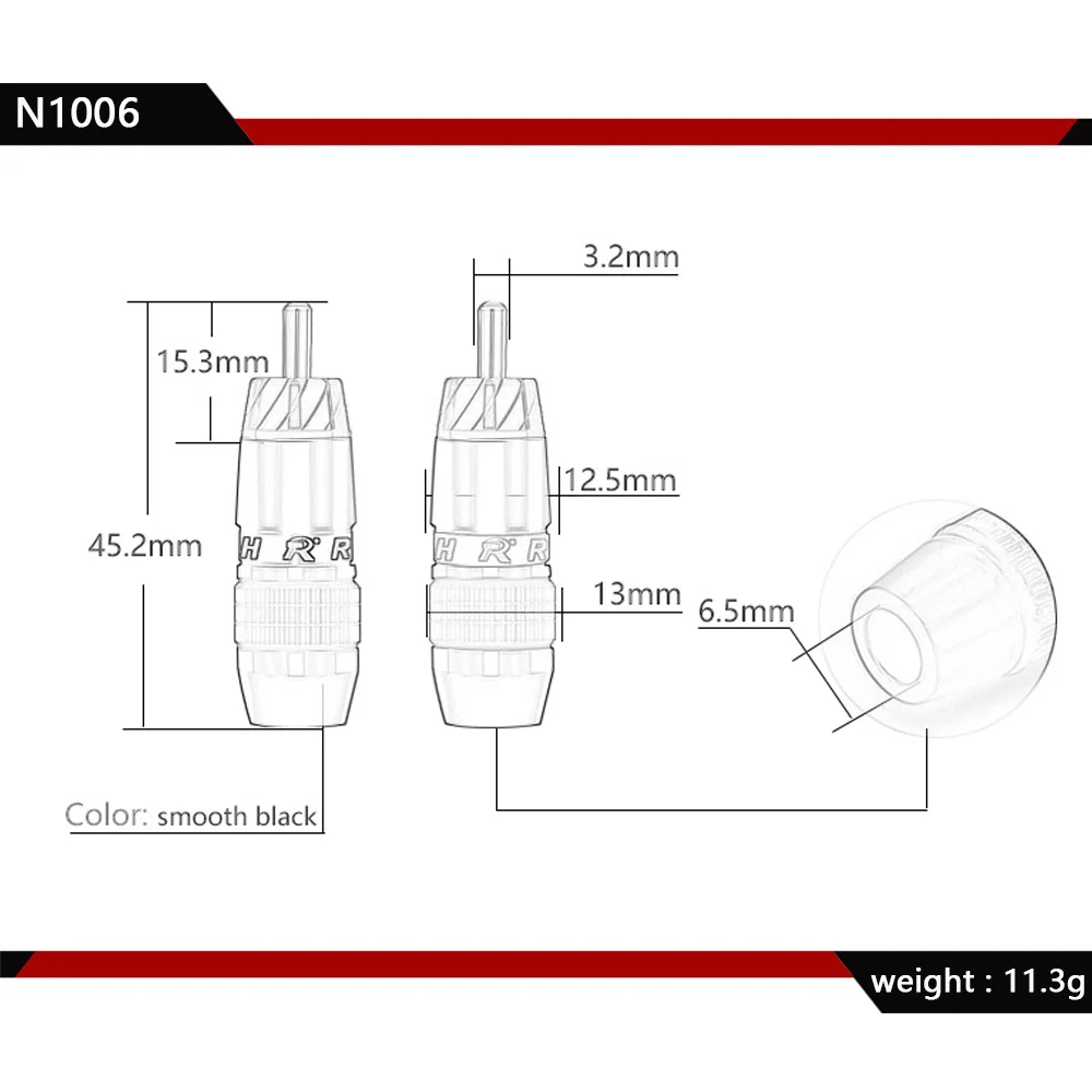 4 шт. аудиоразъем RCA с 3 2 на 6 5 мм Hi-Fi стереоразъем для усилителей телевизоров ПК