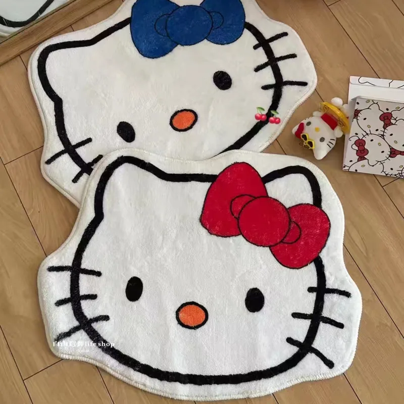 Sanrio Hello Kitty плюшевый напольный коврик мультяшный Кот Kawaii симпатичный